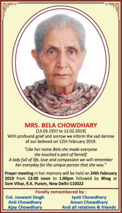 sad-demise-mrs-bela-chowdhary-ad-times-of-india-delhi-20-02-2019.png