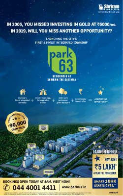 shriram-properties-launch-offer-pay-just-rs-5-lakh-ad-times-of-india-chennai-09-02-2019.png