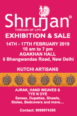 shrujan-threads-of-life-exhibition-and-sale-ad-delhi-times-15-02-2019.png