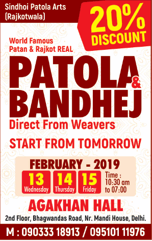 sindhoi-patola-arts-20%-discount-patola-and-bandhej-ad-delhi-times-12-02-2019.png