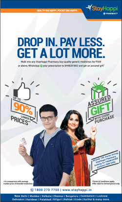 stayhappi-pharmacy-upto-90%-lower-prices-assured-gift-ad-delhi-times-19-02-2019.png