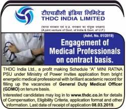 thdc-india-limited-engegement-of-medical-professionals-on-contract-basis-ad-times-ascent-delhi-13-02-2019.png