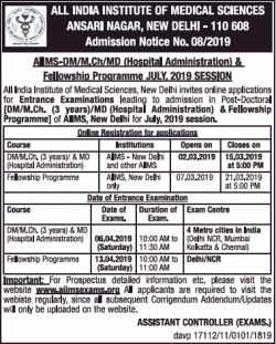 all-india-institute-of-medical-sciences-admission-notice-ad-times-of-india-delhi-21-02-2019.png
