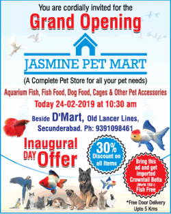 jasmine-pet-mart-you-are-cordially-invited-for-the-grand-opening-ad-hyderabad-times-24-02-2019.png