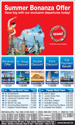 kesari-summer-bonanza-offer-6-plus-group-discount-ad-times-of-india-bangalore-21-02-2019.png