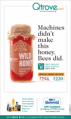 qtrove-com-wild-honey-unprocessed-natural-raw-ad-bangalore-times-21-02-2019.png