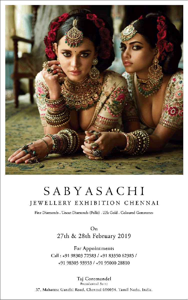 sabyasachi-jewellery-exhibition-chennai-ad-chennai-times-22-02-2019.png