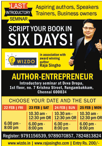 wizdo-script-your-book-in-six-days-ad-chennai-times-22-02-2019.png