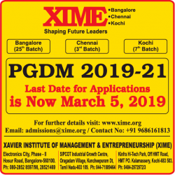 xime-shaping-future-leaders-pgdm-2019-21-last-date-for-applications-is-5th-march-ad-times-of-india-bangalore-27-02-2019.png