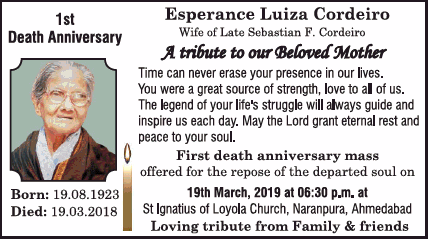 1st-death-anniversary-esperance-luiza-cordeiro-ad-times-of-india-ahmedabad-19-03-2019.png