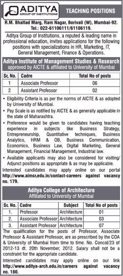 aditya-group-of-institutions-requires-associate-professor-ad-times-ascent-mumbai-20-03-2019.png