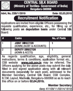 central-silk-board-requires-joint-director-ad-times-of-india-delhi-02-03-2019.png