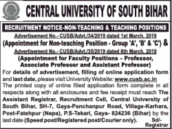 central-university-of-south-bihar-requires-non-teaching-and-teaching-positions-ad-times-of-india-delhi-09-03-2019.png
