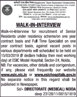 employees-state-insurance-corporation-requires-senior-redidents-ad-times-of-india-delhi-12-03-2019.png