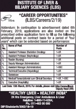 institute-of-liver-and-biliary-sciences-career-oppurtunities-ad-times-of-india-mumbai-01-03-2019.png
