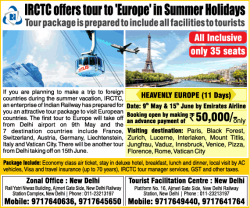 irctc-offers-tour-to-europe-in-summer-holidays-ad-delhi-times-26-03-2019.png