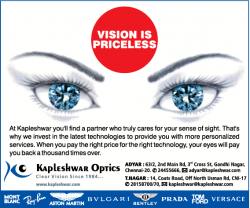 kapleshwar-optics-vision-is-priceless-clear-vision-since-1984-ad-times-of-india-chennai-28-03-2019.png