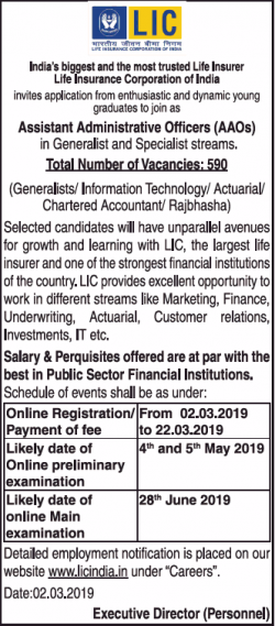 life-insurance-corporation-of-india-requires-assistant-administrative-officers-ad-times-of-india-delhi-02-03-2019.png