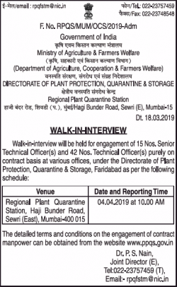 ministry-of-agriculture-walk-in-interview-requires-senior-technical-officer-ad-bombay-times-20-03-2019.png