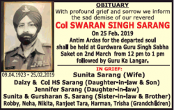 obituary-col-swaran-singh-sarang-ad-times-of-india-delhi-01-03-2019.png