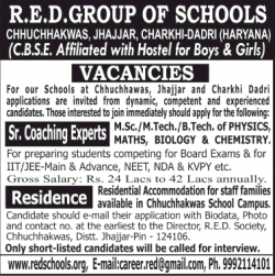 r-e-d-group-of-schools-vacancies-sr-coaching-experts-ad-times-ascent-delhi-17-04-2019.png