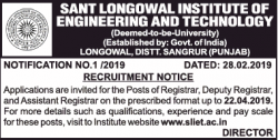 sant-longowal-institute-of-engineering-and-technology-recruitment-notice-ad-times-of-india-mumbai-01-03-2019.png