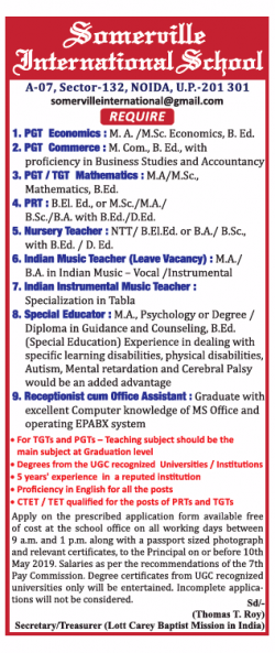 somerville-international-school-require-pgt-economics-ad-times-ascent-delhi-24-04-2019.png