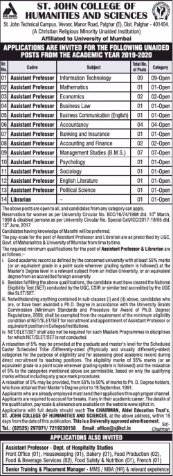 st-john-college-of-humanities-and-sciences-require-assistant-professor-ad-times-ascent-mumbai-13-03-2019.png