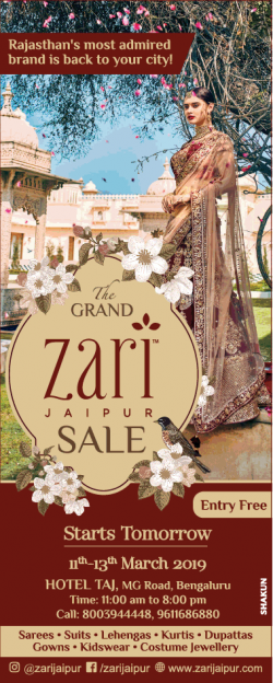 the-grand-zari-jaipur-sale-sarees-suits-lehengas-ad-times-of-india-bangalore-10-03-2019.png