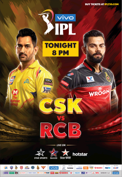 vivo-ipl-csk-and-rcb-live-on-tonight-8pm-ad-times-of-india-mumbai-23-03-2019.png