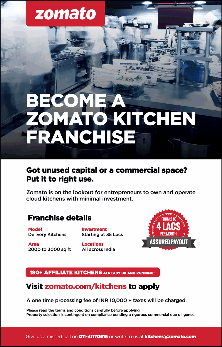 zomato-become-a-kitchen-franchise-get-unused-capital-ad-times-of-india-mumbai-14-03-2019.png