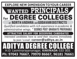 aditya-degree-college-wanted-principals-ad-deccan-chronicle-hyderabad-04-04-2019