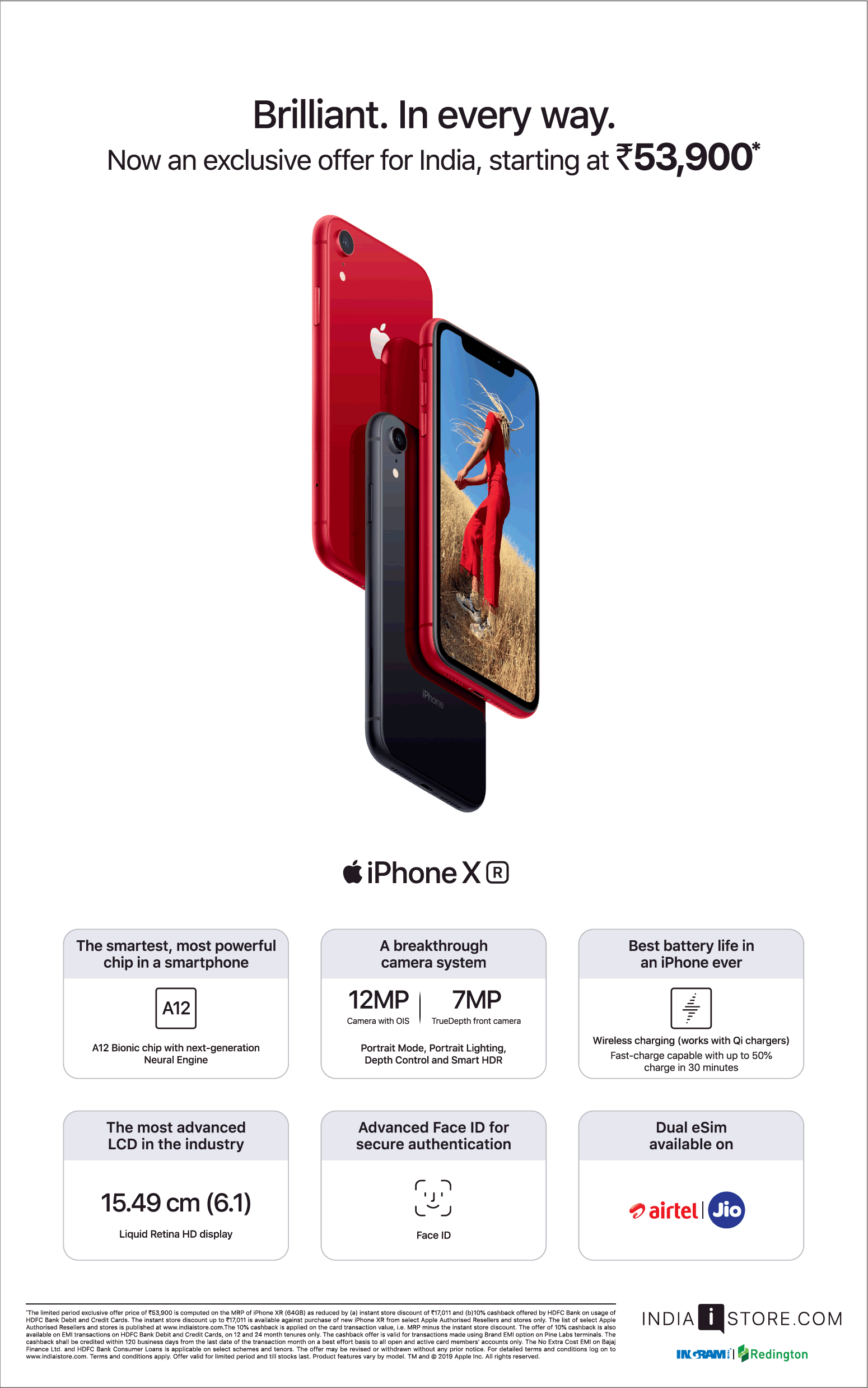 apple-iphone-xr-now-an-exclusive-offer-for-india-starting-at-rs-53990-ad-times-of-india-bangalore-05-04-2019.png