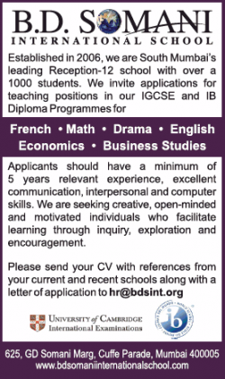 b-d-somani-international-school-invite-applications-for-teaching-positions-ad-times-of-india-mumbai-10-04-2019.png