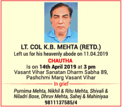 chautha-lt-col-k-b-mehta-ad-times-of-india-delhi-13-04-2019.png