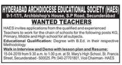 hyderabad-archdiocese-educational-society-wanted-teachers-ad-deccan-chronicle-hyderabad-04-04-2019