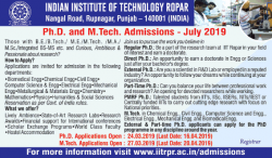 indian-institute-of-technology-ropar-phd-and-mtech-admissions-july-2019-ad-times-of-india-bangalore-31-03-2019.png
