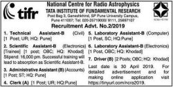 national-center-for-radio-astrophysics-tata-institute-of-fundamental-research-requires-technical-assistant-ad-sakal-pune-02-04-2019.jpg