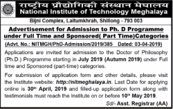 national-institute-of-technology-meghalaya-admission-to-phd-programme-ad-times-of-india-mumbai-09-04-2019.png
