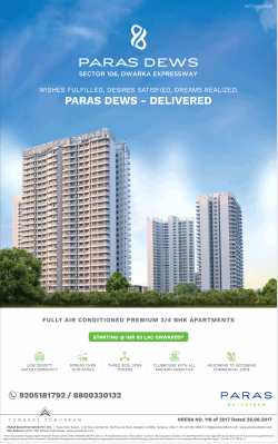 paras-dews-fully-air-conditioned-premium-3-4-bhk-apartments-ad-times-of-india-delhi-03-04-2019.png