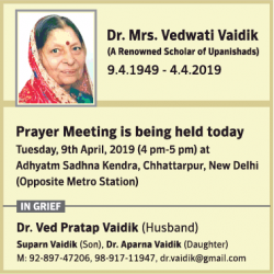prayer-meeting-dr-mrs-vedwati-vaidik-ad-times-of-india-delhi-09-04-2019.png