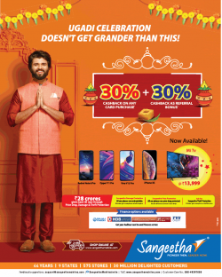sangeetha-mobiles-30%-cashback-on-any-card-purchase-ad-bangalore-times-03-04-2019.png
