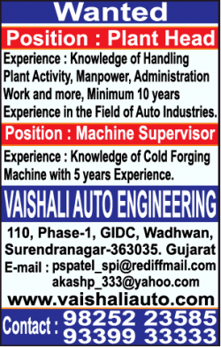 vaishali-auto-wanted-position-plant-head-ad-times-of-india-bangalore-04-04-2019.png