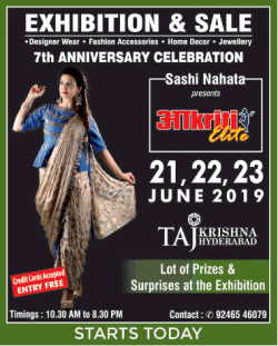 aakriti-elite-exhibition-and-sale-7th-anniversary-celebration-ad-times-of-india-hyderabad-21-06-2019.png