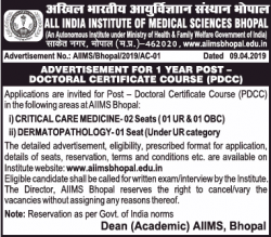 all-india-institute-of-medical-sciences-bhopal-advertisement-for-1-year-post-doctoral-certiciate-course-ad-times-of-india-delhi-07-05-2019.png
