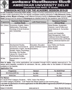 ambedkar-university-delhi-admission-notice-ad-times-of-india-delhi-11-05-2019.png
