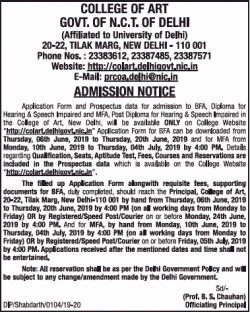 college-of-art-govt-of-n-c-t-of-delhi-admission-notice-ad-times-of-india-delhi-02-06-2019.png