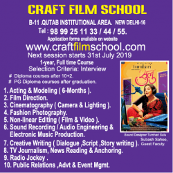 craft-film-school-1-year-full-time-course-cinematography-ad-times-of-india-delhi-25-06-2019.png