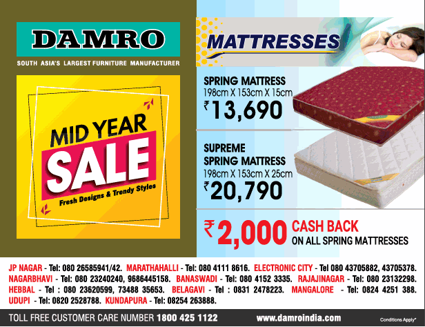 damro-furniture-mattresses-mid-year-sale-ad-bangalore-times-27-06-2019.png