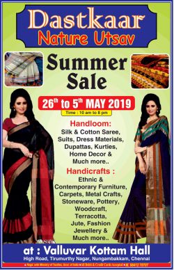 dastkar-nature-utsav-summer-sale-26th-to-5th-may-ad-chennai-times-28-04-2019.png